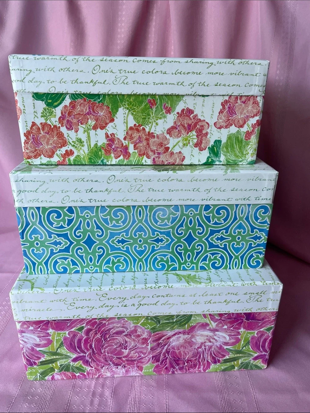 Organizing Essentials decorative stackable